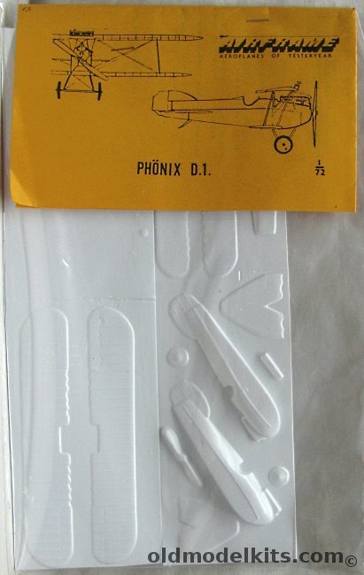 Airframe 1/72 Phonix D.1 - (D-1 Bagged) plastic model kit